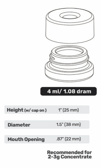 4ml Pop-Vac Concentrate NEW - Bulk Pack 504 Jars + Lids